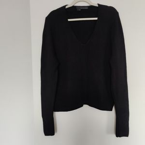Cashmere V-neck Size L, Black, 360cashmere